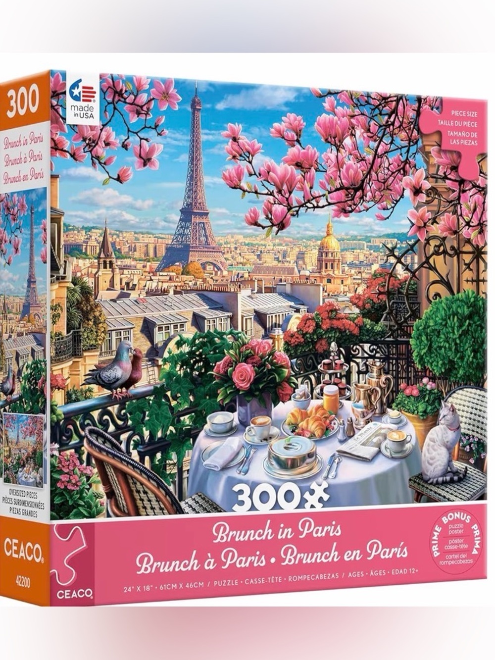 Brunch in Paris 300-Piece Jigsaw Puzzle